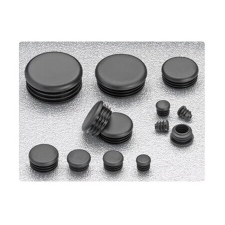 Stockcap Tubing Inserts-ROUND-2-1/4-(14-20) -LDPE-BLACK, 500PK 401671